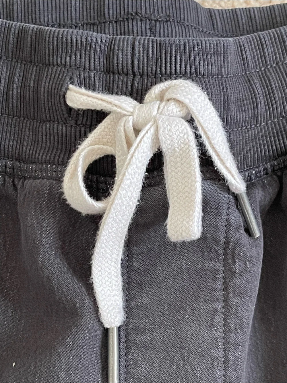 Aerie soft landing trousers in smoked grey, size small LONG length
